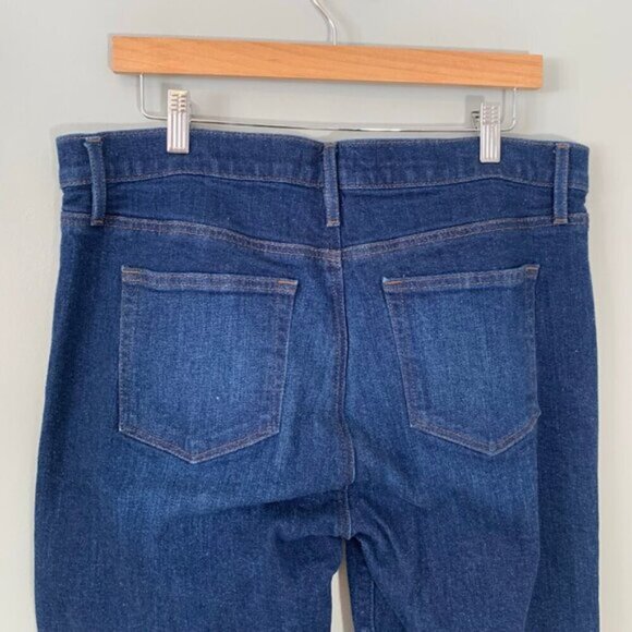 LOFT the super soft girlfriend straight leg stretch casual denim jeans - Picture 5 of 11